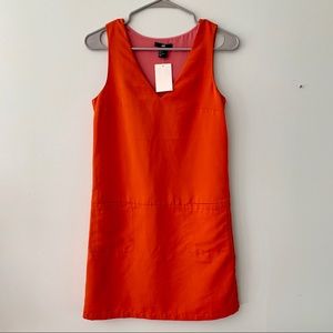 H&M Orange Shift Dress w/ Pockets!!